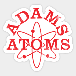 Adams College Atoms Sticker